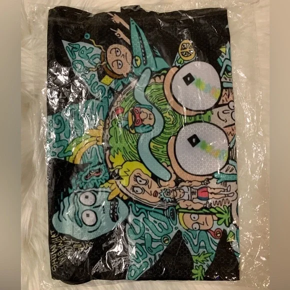 Morty Draw String Backpack Bag - Picture 3 of 3